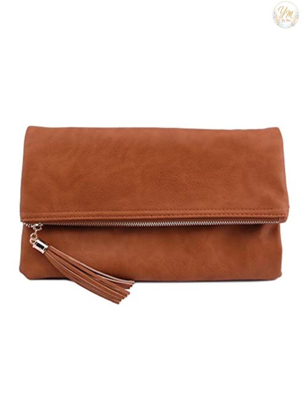 Solene Envelope Clutch Foldover Crossbody Tassel Wallet Chain Strap Evening